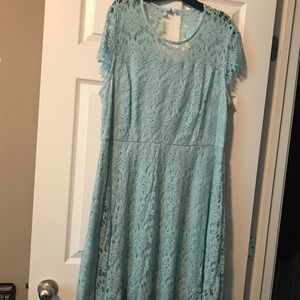 NWT Lane Bryant Cap Sleeve Lace Dress